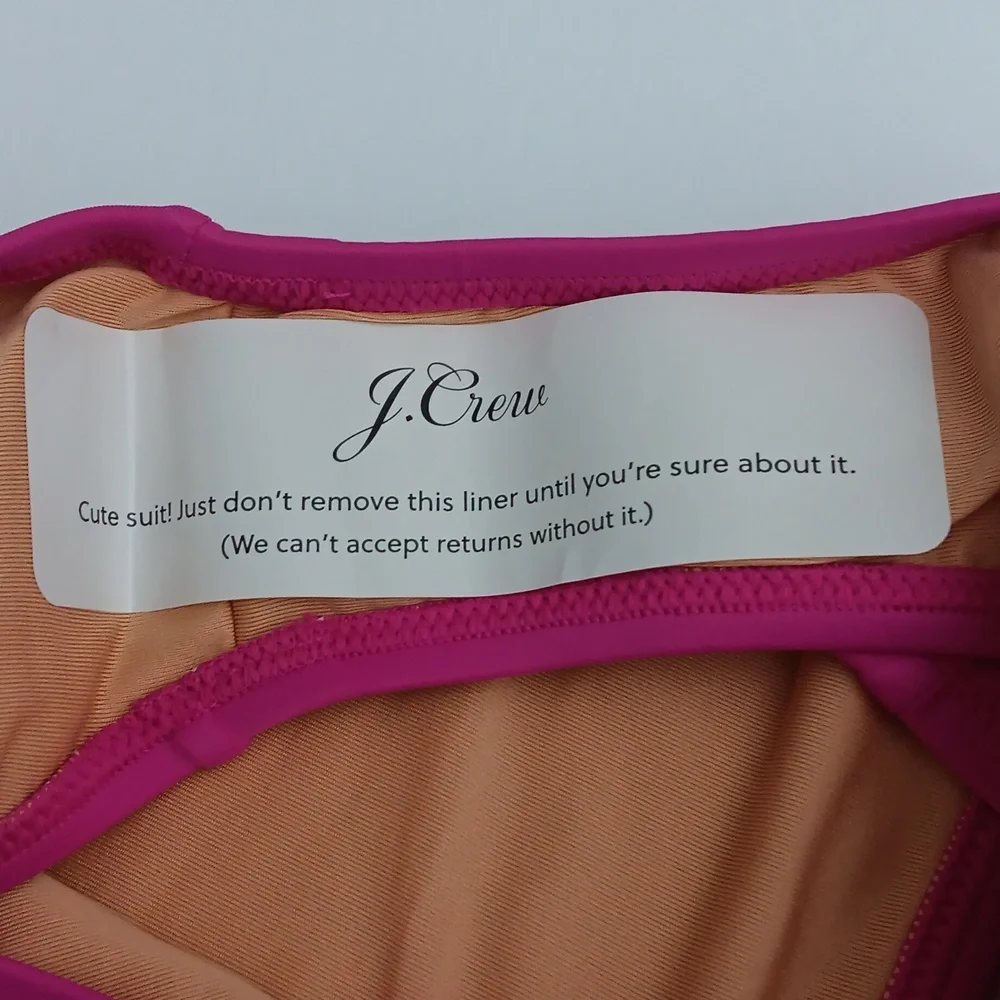 J Crew Fuchsia Pink Women's Hallie Bikini Bottom Swimwear‎ New With Tags